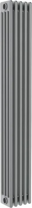 Termosifone in acciaio tubolare 4 colonne 5 elementi interasse 1935 mm ERCOS Comby grigio titanio