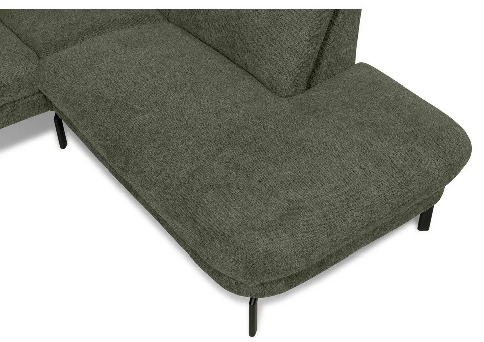 Divano angolare verde scuro (angolo destro) Gomero - Scandic