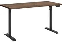 Scrivania Regolabile in Altezza Standing Desk con 4 Altezze Display e Motore 150x69 cm Noce Brera e Nero