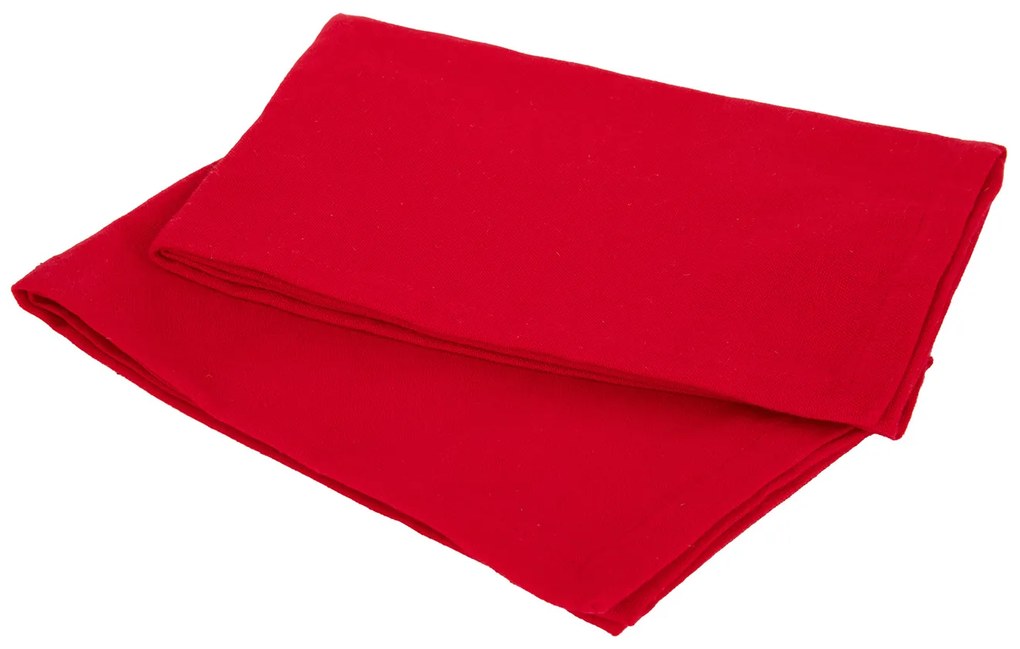 Set 2 tovaglioli 42x42 cm rossi