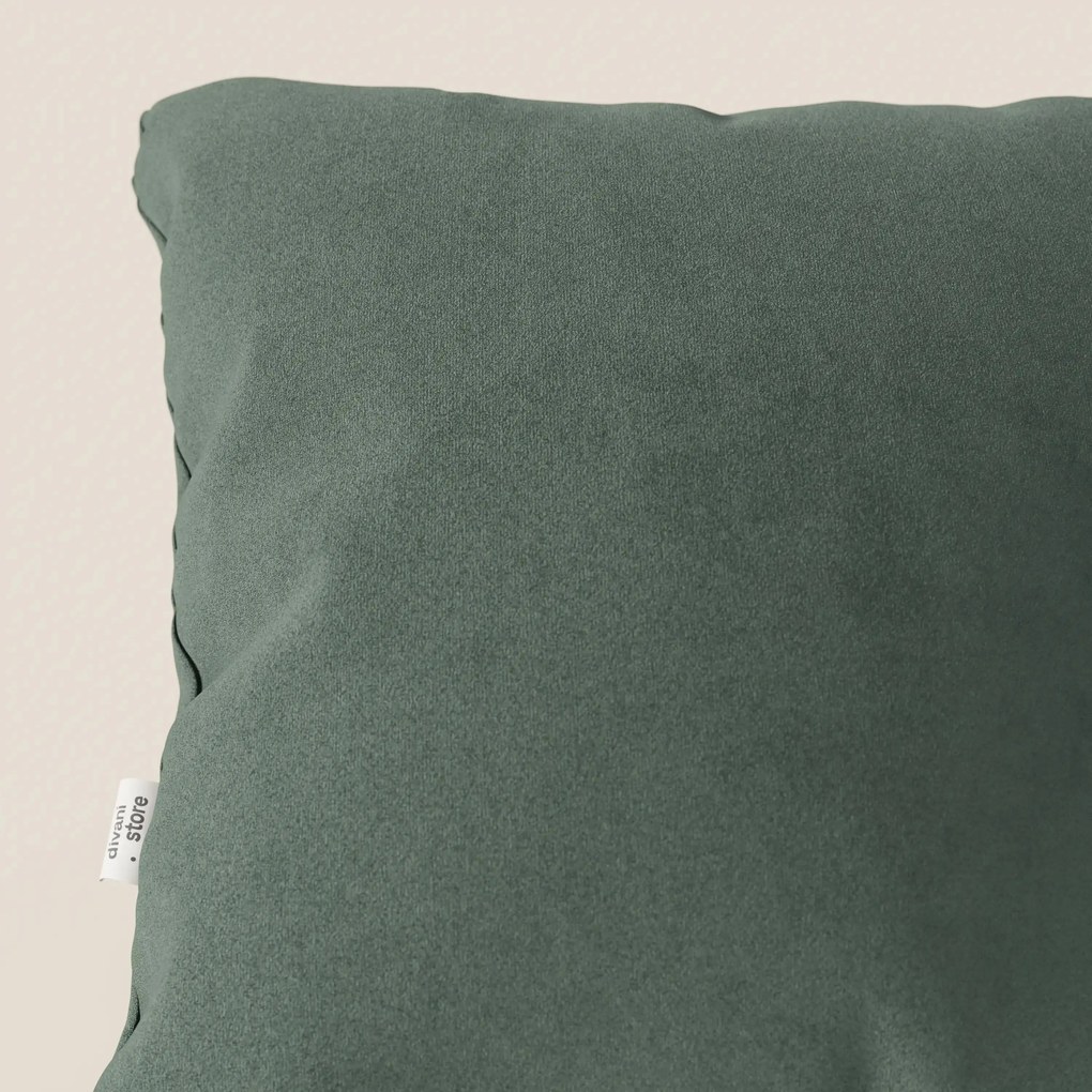 Jazz cuscino disponibile in diversi colori realizzato in microfibra tecnica smacchiabile T11 verde