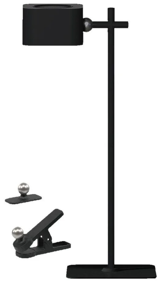 Lampada LED da Tavolo Magnetica 3W Ricaricabile USB‑C Nera