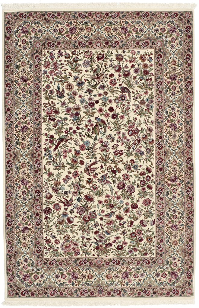 Isfahan Tappeto persiano 150x220 (Iran) Annodato A Mano