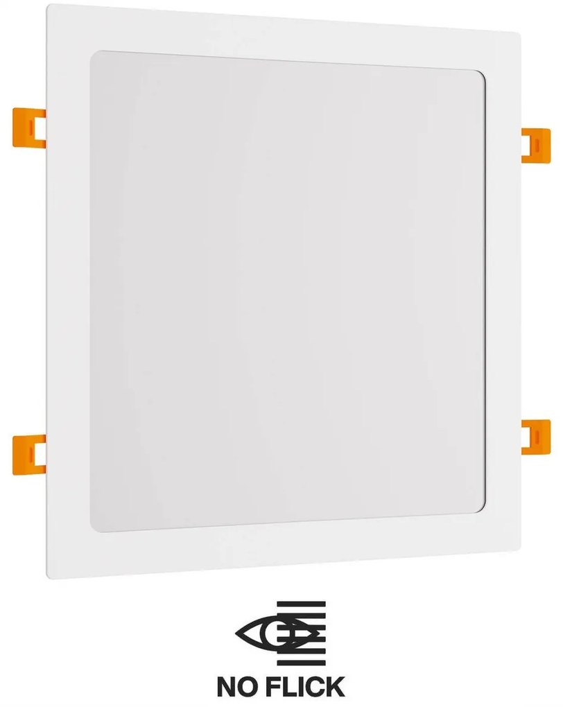 Pannello LED Quadrato 30W 3.000lm Foro 280x280mm Osram chip LED Colore Bianco Caldo 3.000K