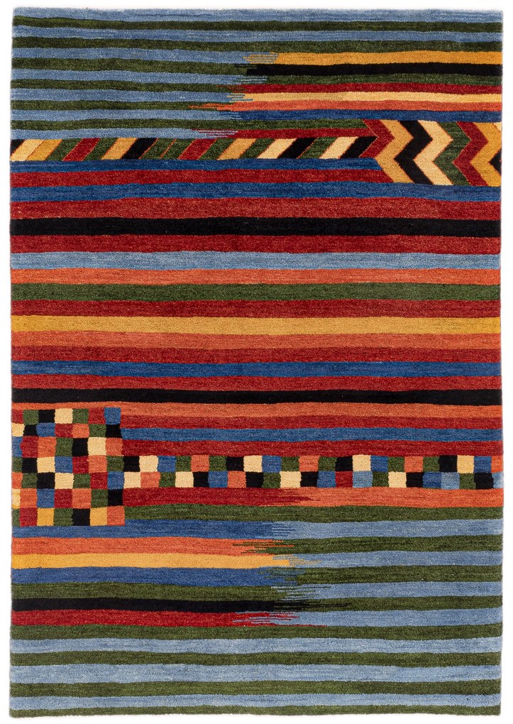 Gabbeh Tappeto persiano 170 x 250 Blu (Iran) Annodato A Mano