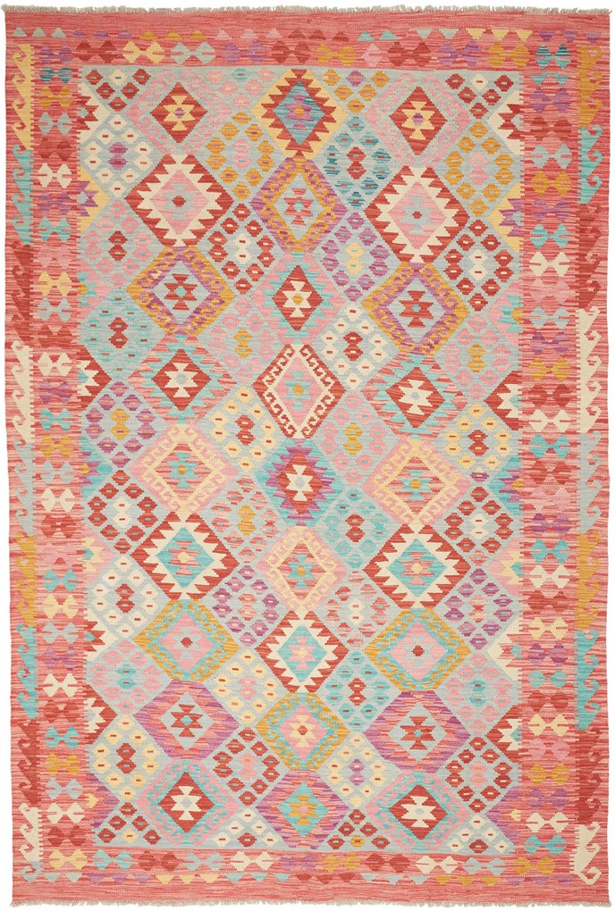 Kilim Tappeto 260x180 (Pakistan) Tessuto A Mano