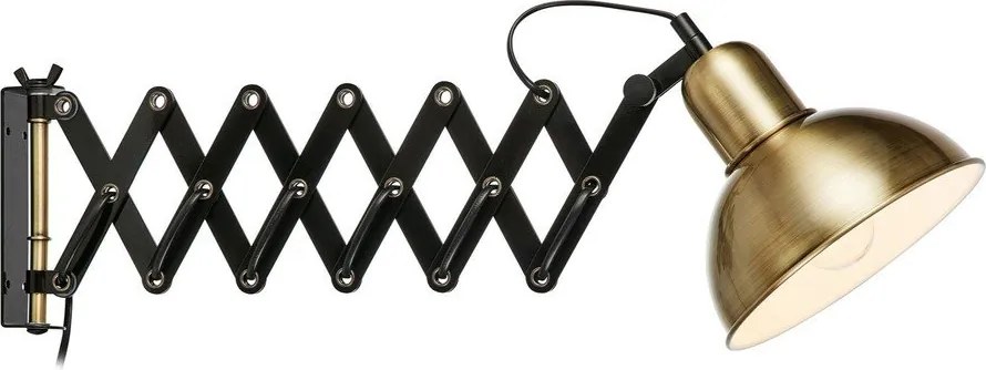 Lampada da parete dorata Riggs – Markslöjd