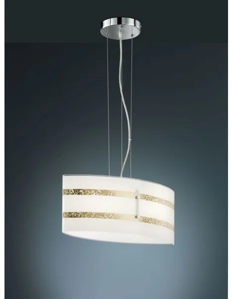 Trio - Lampadario a sospensione con filo NIKOSIA 2xE27/40W/230V oro