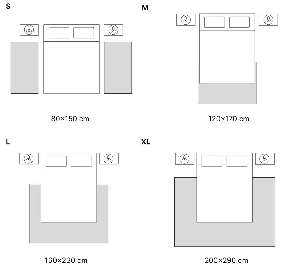 Tappeto bianco 80x120 cm Panglao New York White – Elle Decoration