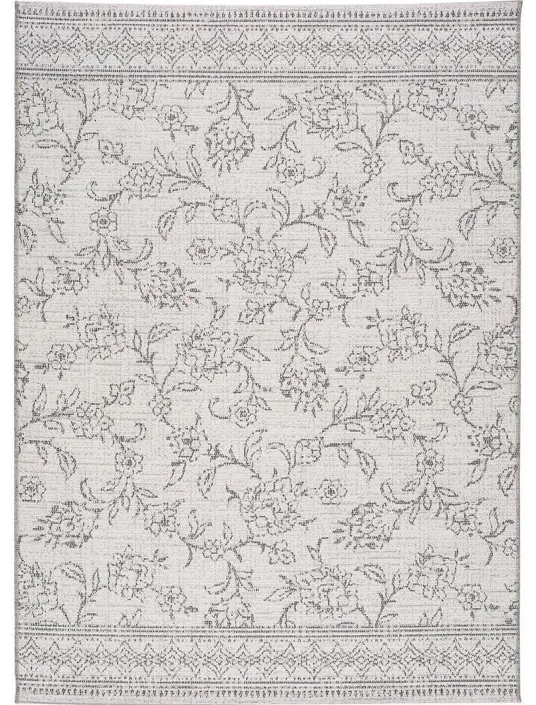 Tappeto grigio per esterni , 130 x 190 cm Weave Floral - Universal