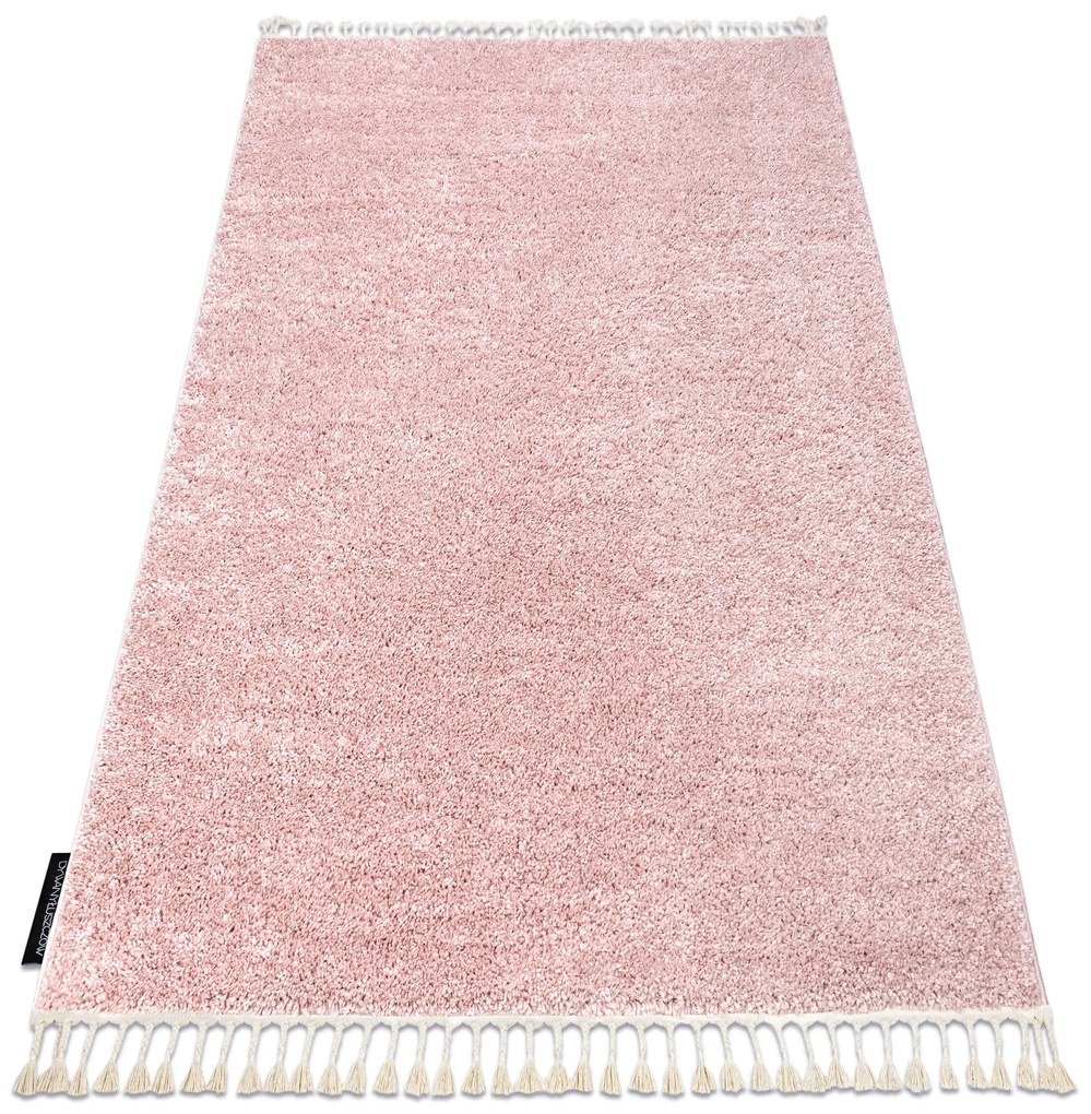 Tappeto BERBER 9000 rosa Frange berbero marocchino shaggy - PRODOTTO DI SECONDO GRADO