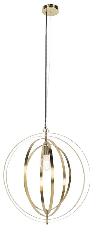 Lampada a sospensione vintage in ottone - Rings