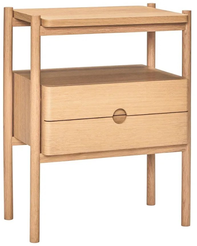 Comodino in rovere naturale Appeal - Hübsch