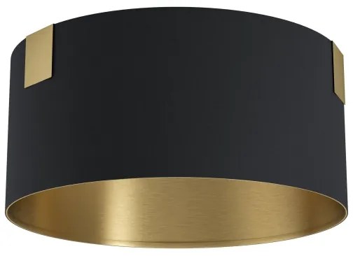 Eglo 39963 - Plafoniera TORTOLA 1xE27/40W/230V nero/oro