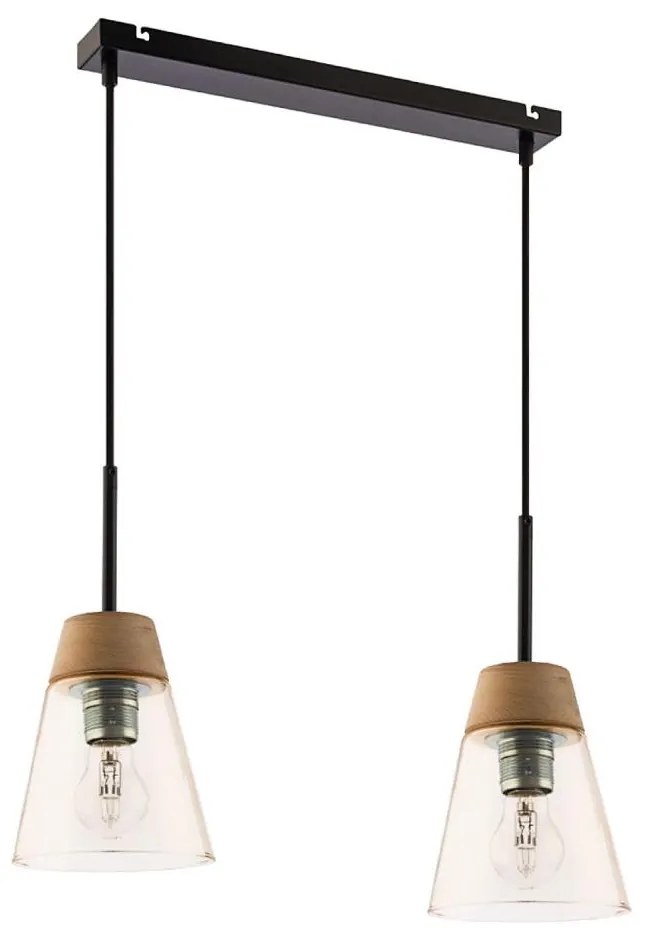 Jupiter 1543 - DM 2 BU - Lampada a sospensione DOMINO 2xE27/60W