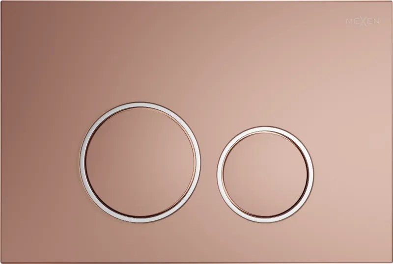 Mexen Fenix 05  pulsante di scarico, oro rosa - 600505