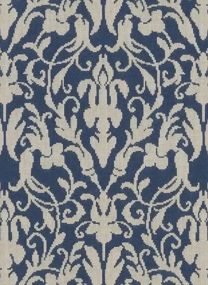 Ralph Lauren Carta da parati Speakeasy Damask - Indigo
