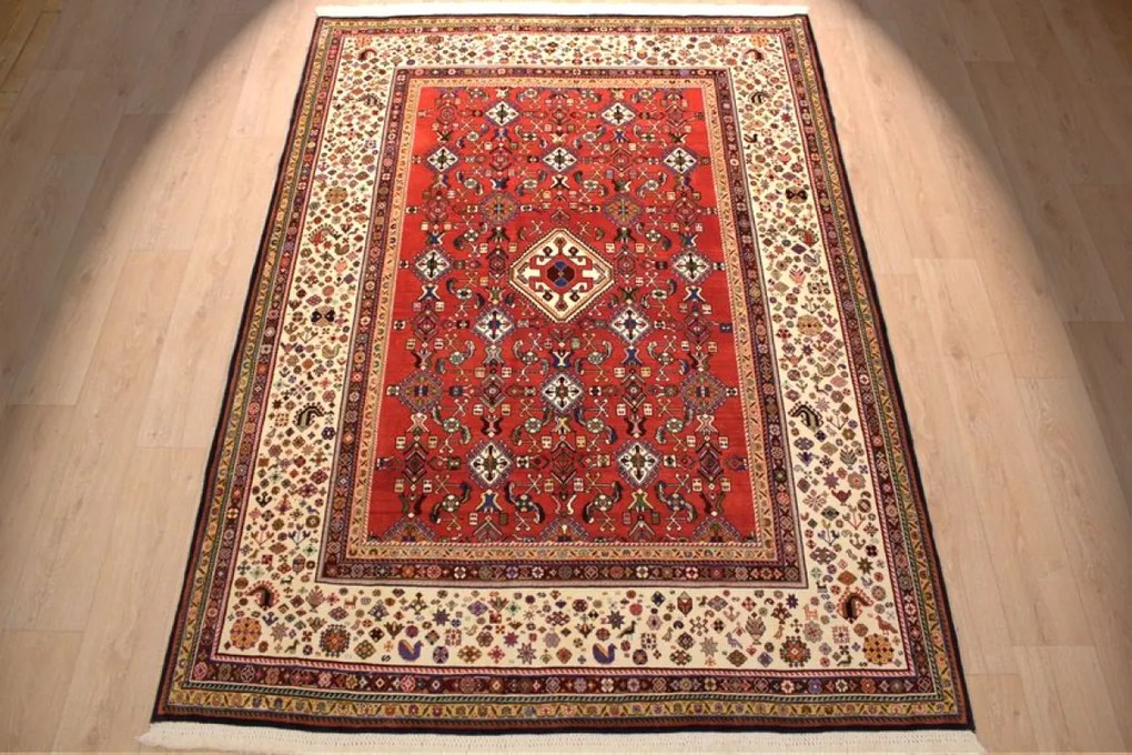 Gashghai Tappeto 190 x 260 (Iran) Annodato A Mano