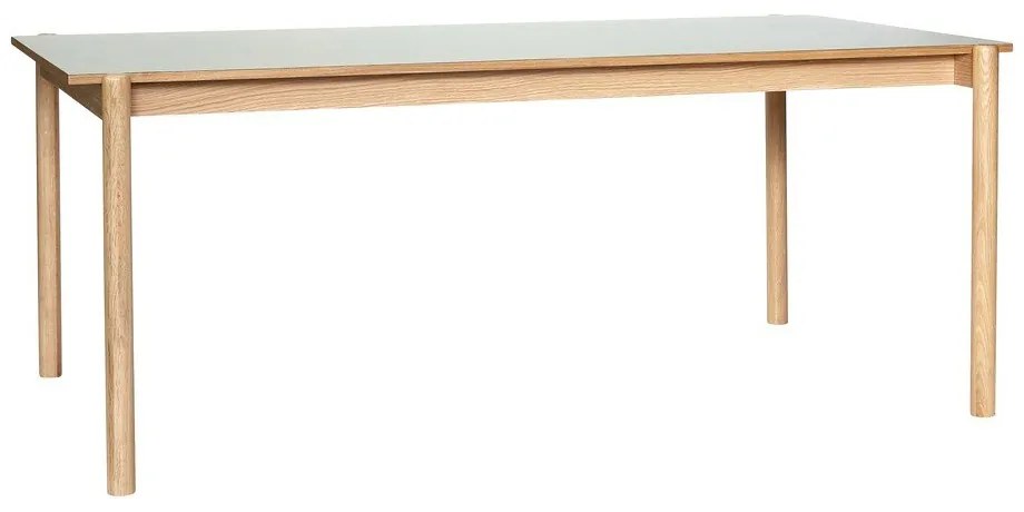 Tavolo da pranzo in rovere 107x190 cm Oblique - Hübsch