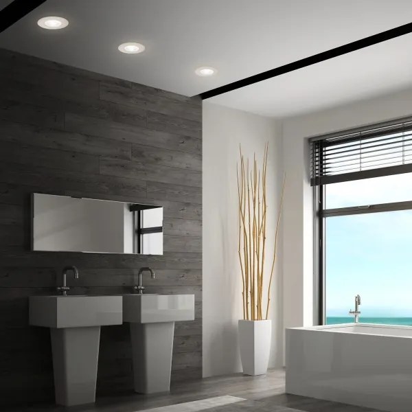 Briloner 7605032-SET di 3 faretti LED da incasso per bagno 3xLED/4,9W/230V IP44 cromo opaco