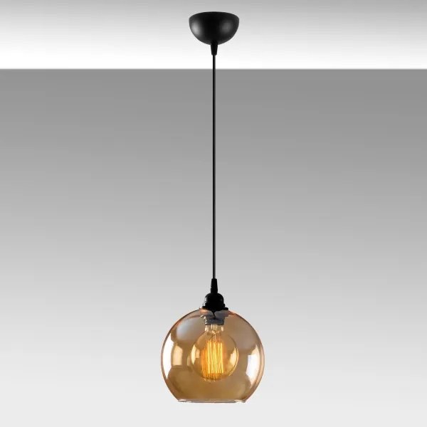 Lampadario su corda ORO 1xE27/40W/230V