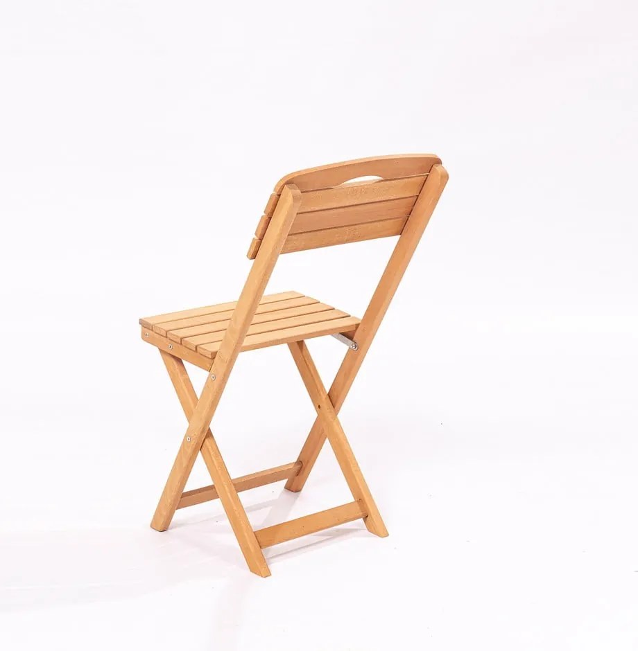 Sedia da giardino in legno in colore naturale - Floriane Garden