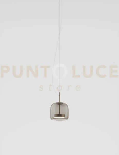 Jube sospensione s fume' trasparente oro satinato 2 l2214  1 led 13...