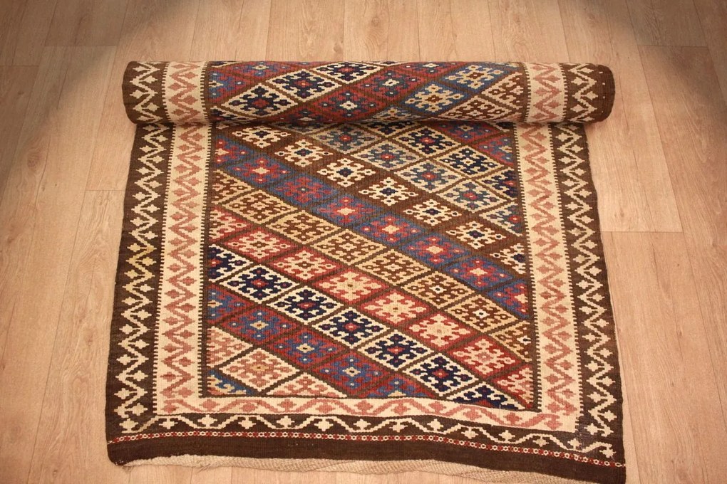 Tappeto persiano 410 x 110 (Iran) Tessuto A Mano