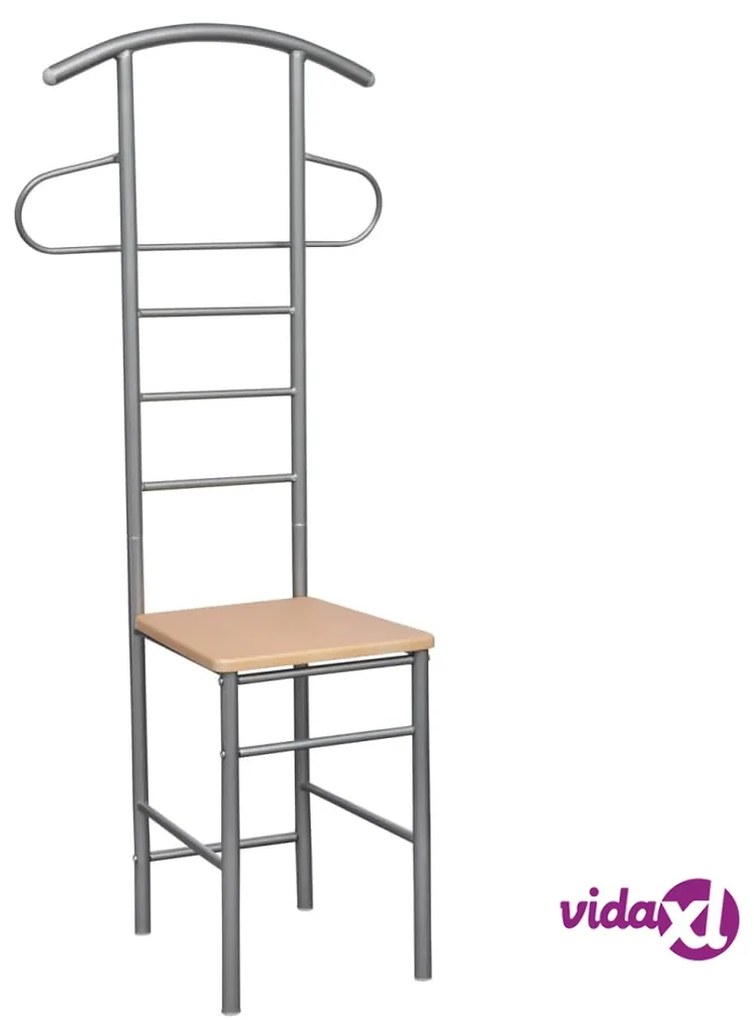 vidaXL Servomuto Set 2 pz in Metallo