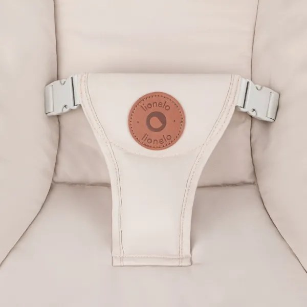 Lionelo - Dondolo per bambini con melodia OLIVIA Beige Naturale + telecomando