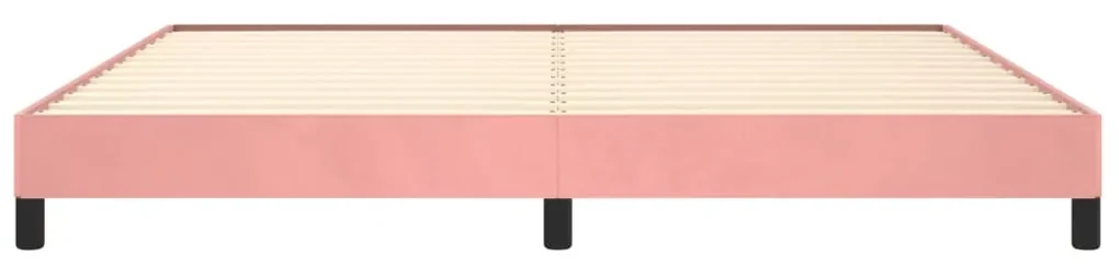 Giroletto rosa 200x200 cm in velluto