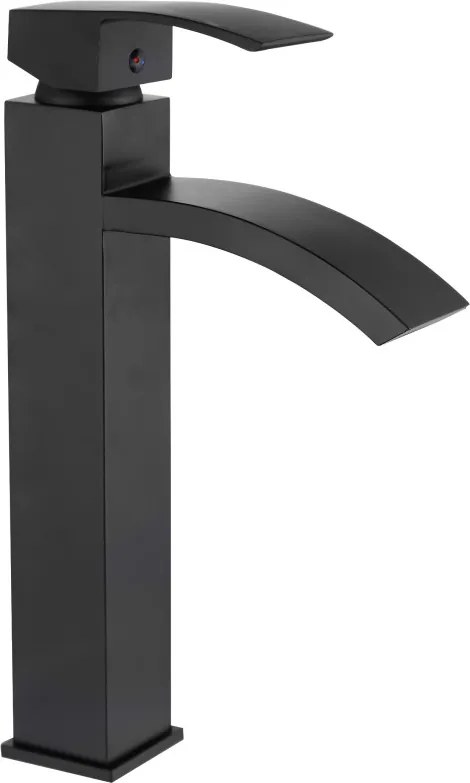 Mexen Libra rubinetto lavabo alto, nero - 745110-70