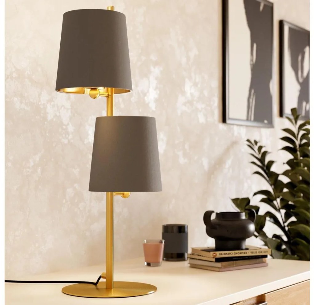 Eglo 99611 - Lampada da tavolo ALMEIDA 2xE27/40W/230V