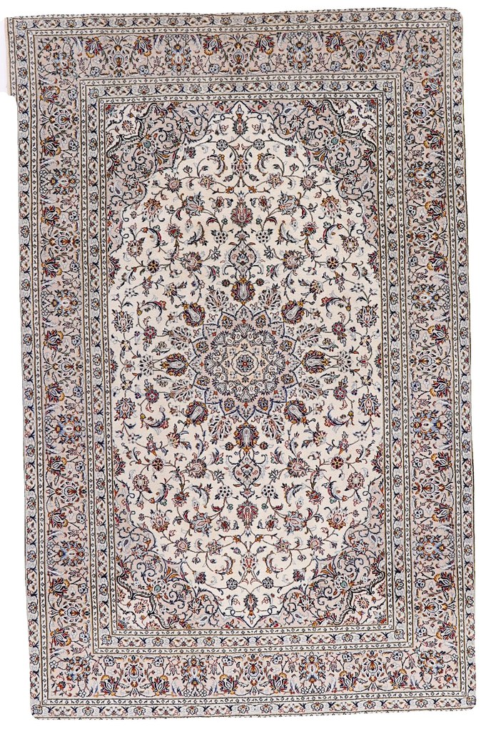 Kashan Tappeto 310 x 200 (Iran) Annodato A Mano