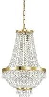 Lampada sospensione Caesar Oro D380xH790-1700mm