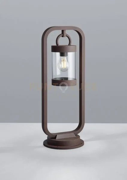 Sambesi palo led da esterno lanterna con sensore crepuscolare metal...