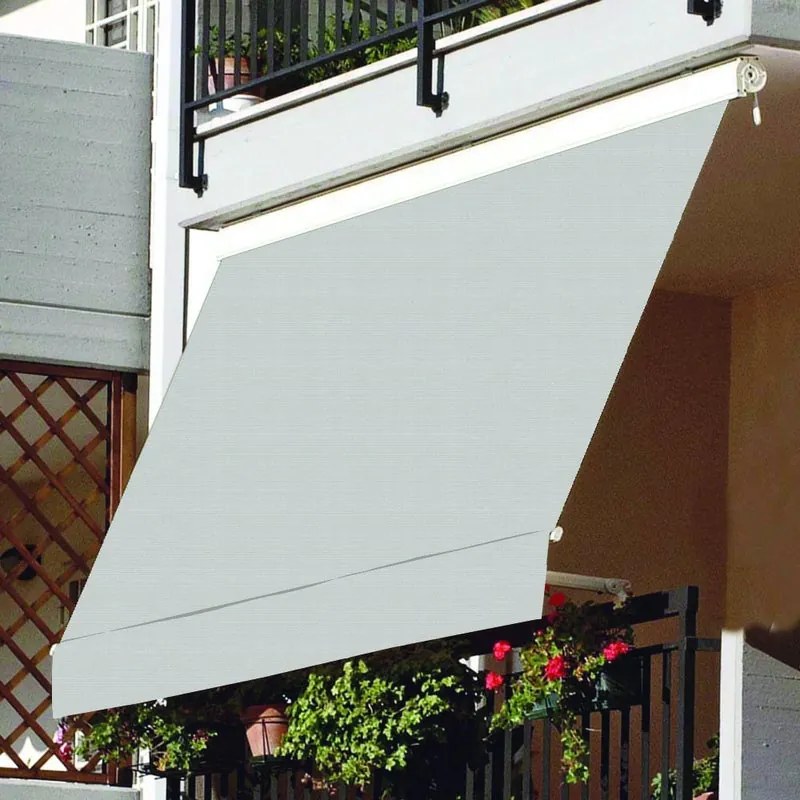 Tenda a rullo screen da sole Salina grigio 240x260 cm