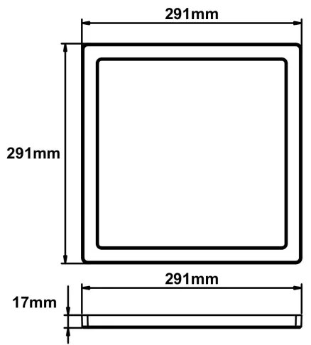 Globo 12380-24B - Plafoniera LED LASSE LED/24W/230V 3000/4000/6500K nero