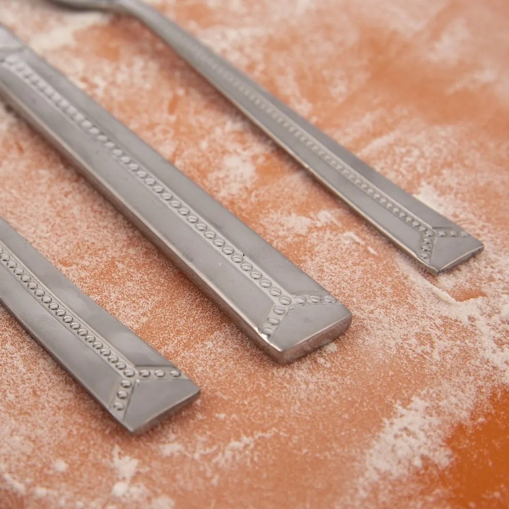 Posate argentate in acciaio inox 24 pz Bright – Orion