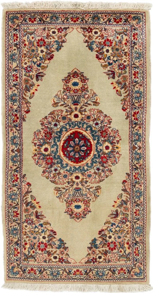 Sarouk Tappeto 130x70 (Iran) Annodato A Mano