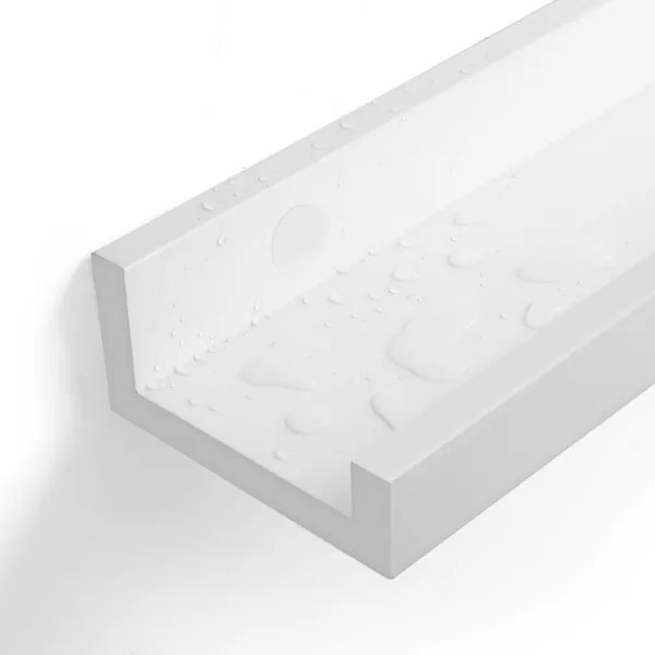 Set di 2 mensole da parete SHELFY bianche