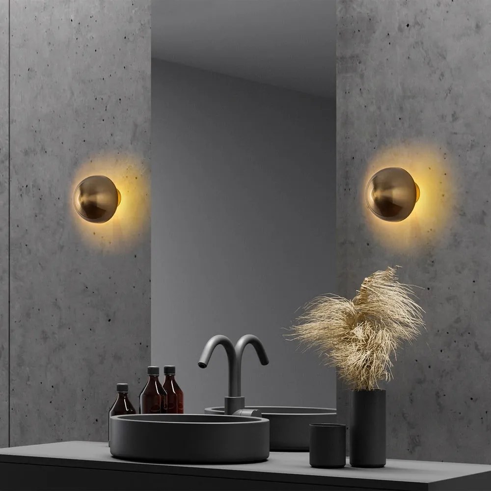 Lampada da parete color bronzo ø 16 cm Fungal - Opviq lights