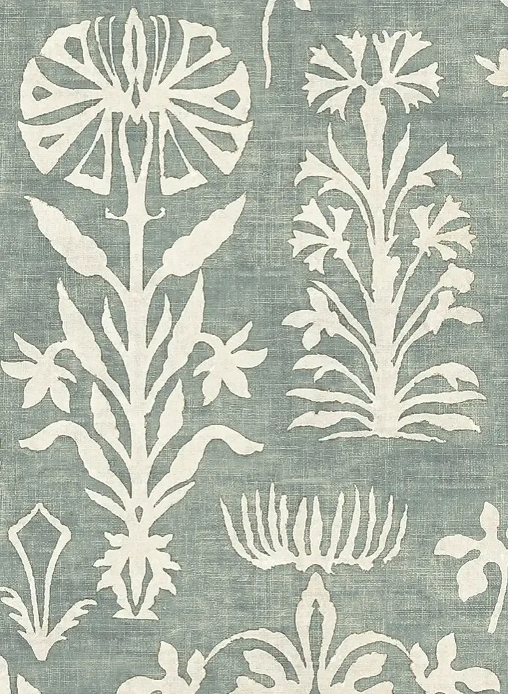 Lewis & Wood Carta da parati Papyrus - Eau de Nil