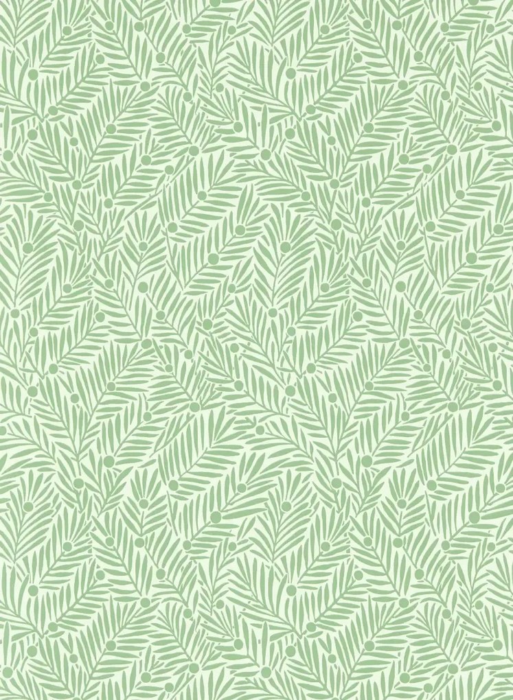 Morris & Co Carta da parati Yew & Aril - Spearmint