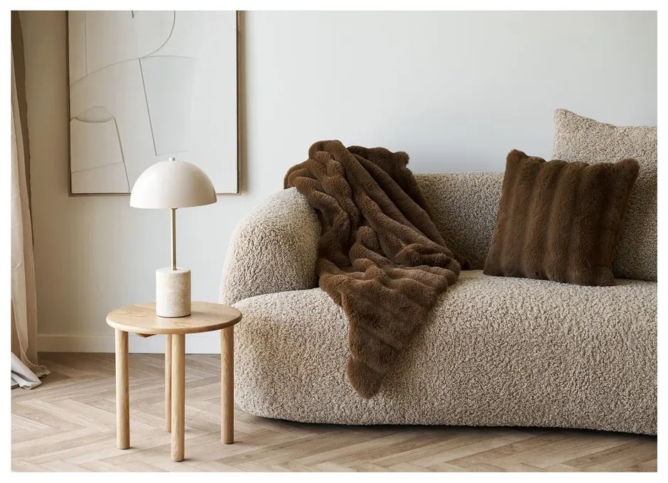 Tavolino rotondo in rovere massiccio ø 40 cm Jena – House Nordic