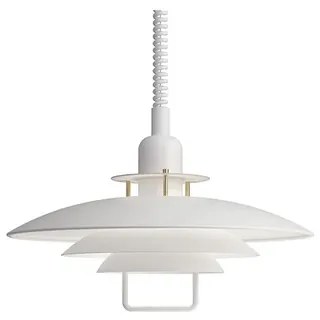 Primus II Lampada a Sospensione Ø43 Matt White/Brass - Belid