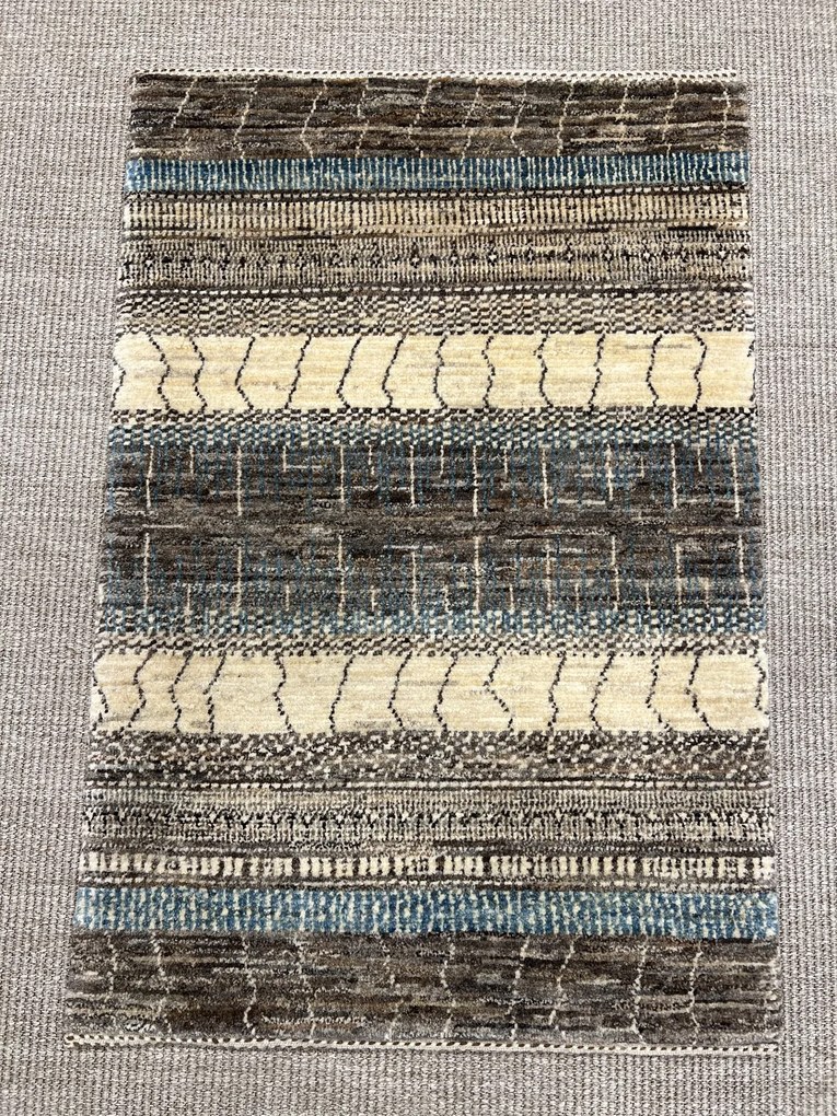 Loribaft Tappeto persiano 60x90 Beige (Iran) Annodato A Mano