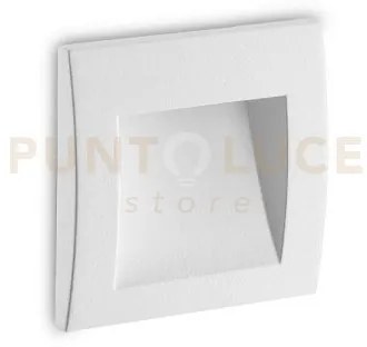 Wire segnapassi da incasso a parete ip65 led 3000k 1,5w  90 lm bianco
