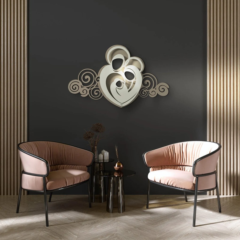 Pannello di design moderno Sacra Famiglia Orfeo - Beige e avorio