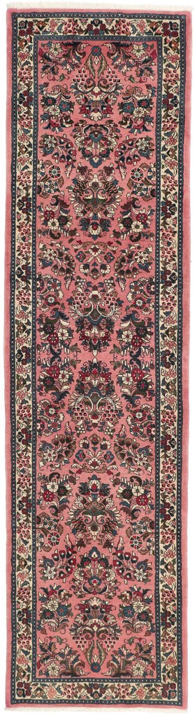 Sarouk Tappeto 320 x 80 (Iran) Annodato A Mano
